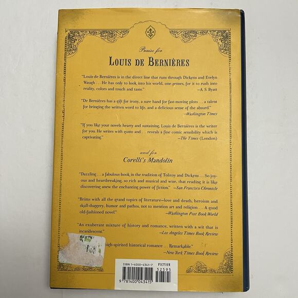 Birds Without Wings by Louis de Bernières First Edition Hardcover Book Novel - Picture 11 of 13